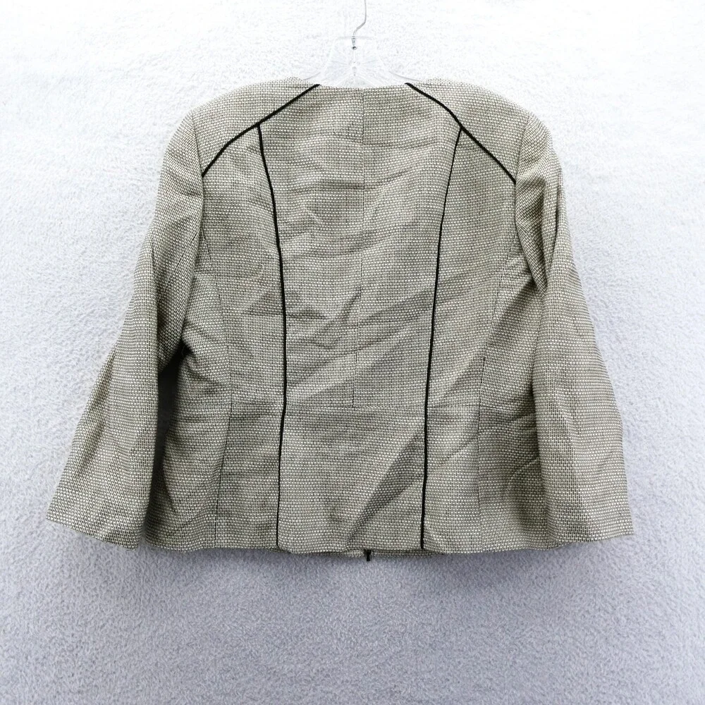 Albert Nipon Womens Size‎ 12 Full Zip Suit Jacket Long Sleeve Professional Work